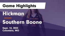 Hickman  vs Southern Boone  Game Highlights - Sept. 14, 2023