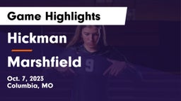 Hickman  vs Marshfield  Game Highlights - Oct. 7, 2023