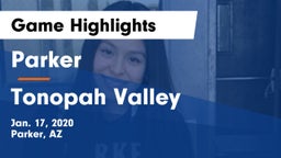 Parker  vs Tonopah Valley  Game Highlights - Jan. 17, 2020