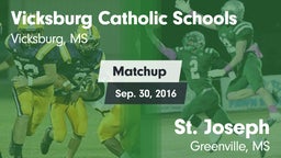 Matchup: Vicksburg Catholic vs. St. Joseph  2016