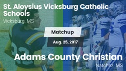 Matchup: St Aloysius vs. Adams County Christian  2017