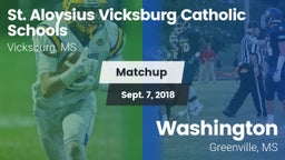 Matchup: St Aloysius vs. Washington  2018