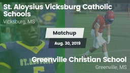 Matchup: St Aloysius vs. Greenville Christian School 2019
