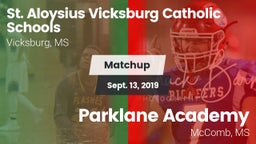 Matchup: St Aloysius vs. Parklane Academy  2019