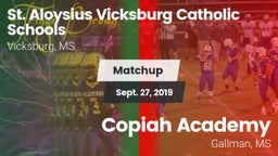 Matchup: St Aloysius vs. Copiah Academy  2019