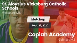 Matchup: St Aloysius vs. Copiah Academy  2020