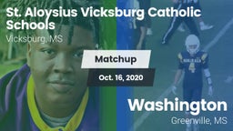 Matchup: St Aloysius vs. Washington  2020