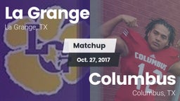 Matchup: LGHS vs. Columbus  2017