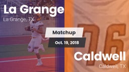 Matchup: LGHS vs. Caldwell  2018