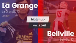 Matchup: LGHS vs. Bellville  2018