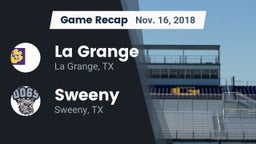 Recap: La Grange  vs. Sweeny  2018