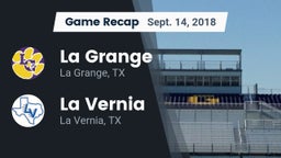 Recap: La Grange  vs. La Vernia  2018