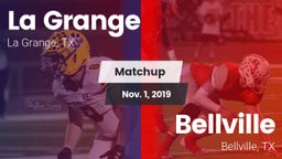 Matchup: LGHS vs. Bellville  2019