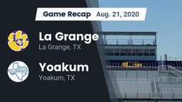 Recap: La Grange  vs. Yoakum  2020
