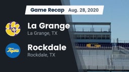 Recap: La Grange  vs. Rockdale  2020