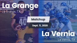 Matchup: LGHS vs. La Vernia  2020