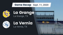 Recap: La Grange  vs. La Vernia  2020