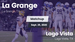 Matchup: LGHS vs. Lago Vista  2020