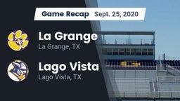 Recap: La Grange  vs. Lago Vista  2020