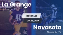 Matchup: LGHS vs. Navasota  2020