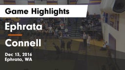 Ephrata  vs Connell  Game Highlights - Dec 13, 2016