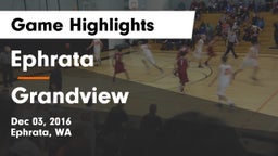 Ephrata  vs Grandview  Game Highlights - Dec 03, 2016