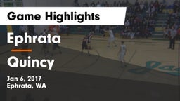 Ephrata  vs Quincy  Game Highlights - Jan 6, 2017