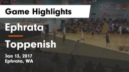 Ephrata  vs Toppenish  Game Highlights - Jan 13, 2017