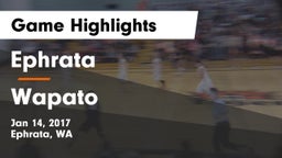 Ephrata  vs Wapato  Game Highlights - Jan 14, 2017