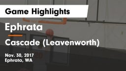 Ephrata  vs Cascade  (Leavenworth) Game Highlights - Nov. 30, 2017