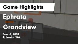 Ephrata  vs Grandview  Game Highlights - Jan. 6, 2018