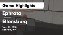 Ephrata  vs Ellensburg  Game Highlights - Jan. 26, 2018