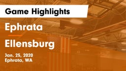 Ephrata  vs Ellensburg Game Highlights - Jan. 25, 2020