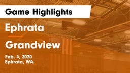 Ephrata  vs Grandview  Game Highlights - Feb. 4, 2020