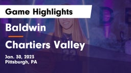 Baldwin  vs Chartiers Valley  Game Highlights - Jan. 30, 2023