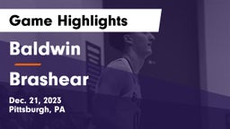 Baldwin  vs Brashear  Game Highlights - Dec. 21, 2023