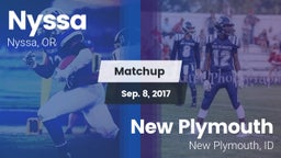 Matchup: Nyssa  vs. New Plymouth  2017