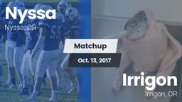 Matchup: Nyssa  vs. Irrigon  2017