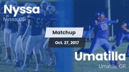 Matchup: Nyssa  vs. Umatilla  2017