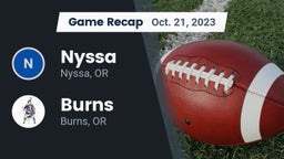 Recap: Nyssa  vs. Burns  2023