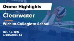Clearwater  vs Wichita-Collegiate School  Game Highlights - Oct. 13, 2020