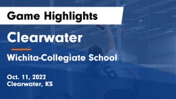 Clearwater  vs Wichita-Collegiate School  Game Highlights - Oct. 11, 2022