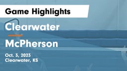 Clearwater  vs McPherson  Game Highlights - Oct. 3, 2023