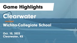 Clearwater  vs Wichita-Collegiate School  Game Highlights - Oct. 10, 2023