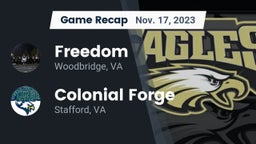 Recap: Freedom  vs. Colonial Forge  2023