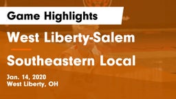 West Liberty-Salem  vs Southeastern Local  Game Highlights - Jan. 14, 2020