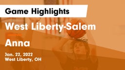 West Liberty-Salem  vs Anna  Game Highlights - Jan. 22, 2022