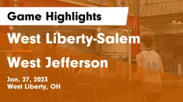 West Liberty-Salem  vs West Jefferson  Game Highlights - Jan. 27, 2023