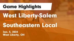 West Liberty-Salem  vs Southeastern Local  Game Highlights - Jan. 5, 2024