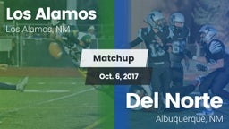 Matchup: Los Alamos High vs. Del Norte  2017
